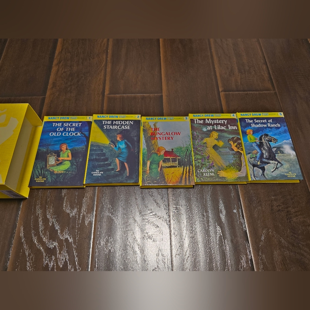 Carolyn Keene Nancy Drew Starter Set 5 books Classic HB YA  Mystery Novels